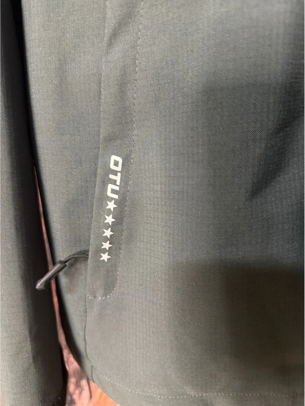 OTU Black Hooded Softshell Jacket Size S